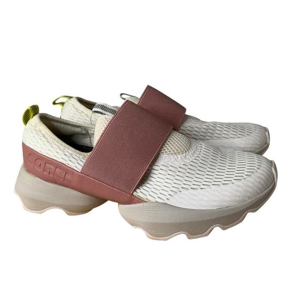 Sorel Kinetic Impact Strap Shoes Women 8.5 Perforated Scalloped Mesh Sneakers - Picture 2 of 9